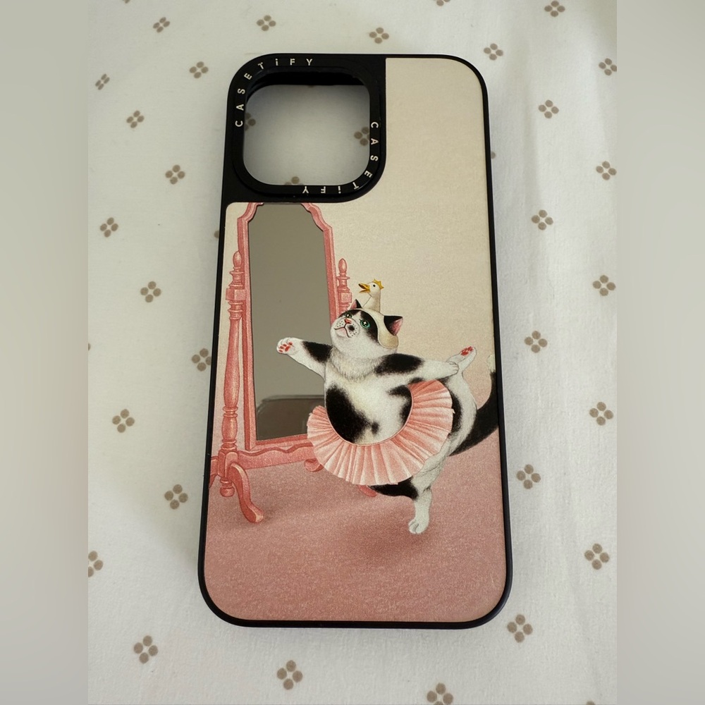 Casetify iPhone 15 pro max ballet 🩰 cat 🐈MagSafe